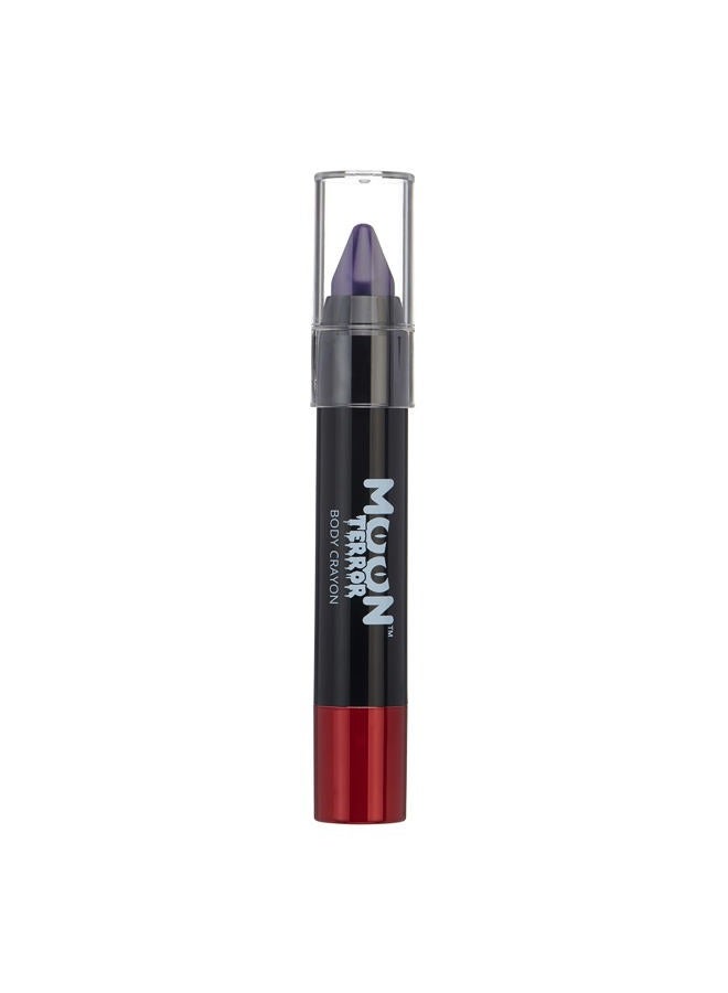 Moon Terror Halloween Face Paint Stick Body Crayon by Moon Terror, SFX Make up - Poison Purple - Special Effects Make up - 0.12oz - Image 1