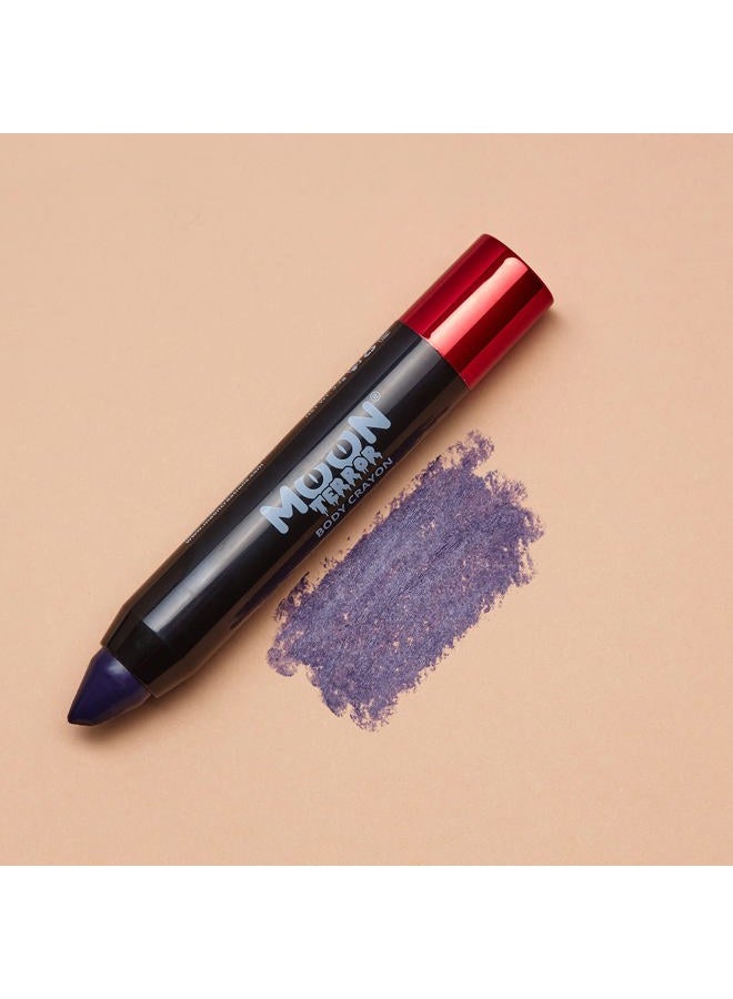 Moon Terror Halloween Face Paint Stick Body Crayon by Moon Terror, SFX Make up - Poison Purple - Special Effects Make up - 0.12oz - Image 2