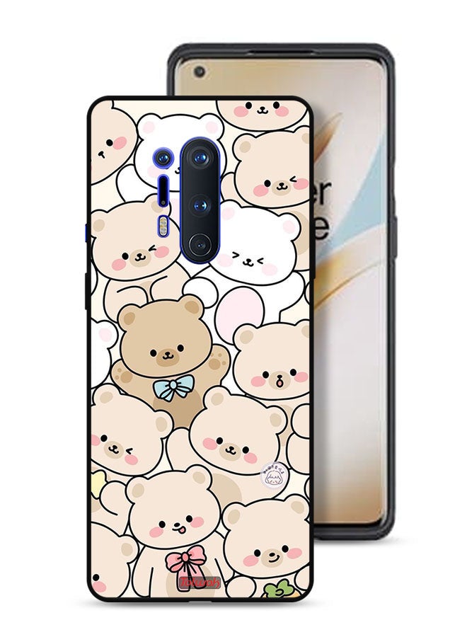 Tolwak OnePlus 8 Pro Protective Case Cover Bears Pattern - Image 1