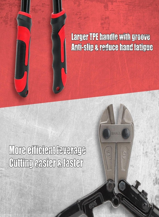 Shall 3pc Bolt Cutter Pliers Kit with Carrying Case（Red - Image 4
