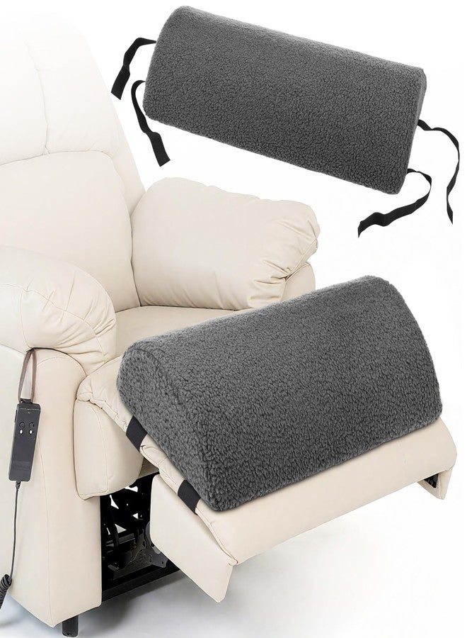 كويكاي وسادة كويكاي هيلث الكبيرة على شكل نصف قمر لدعم الساقين والركبتين وأسفل الظهر والرأس، وسادة دعم قطنية للنوم على السرير، نصف لفة لراحة الكاحل والقدم، غطاء قابل للغسل (رمادي) - Image 1