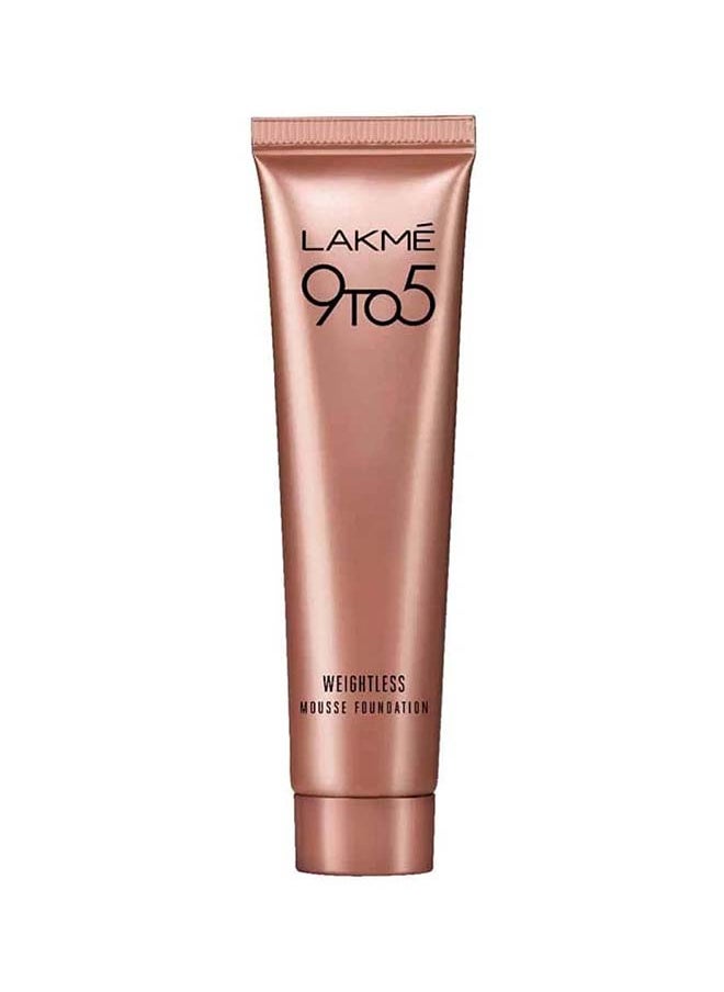 LAKME 9 To 5 Weightless Mousse Foundation 01 Rose Ivory  - Image 1