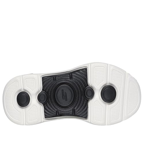 SKECHERS حذاء سنيكرز سكيشرز للنساء جواك أرتش فيت 2.0 فالنسيا سهل الارتداء، أسود/أبيض، 5 - Image 3