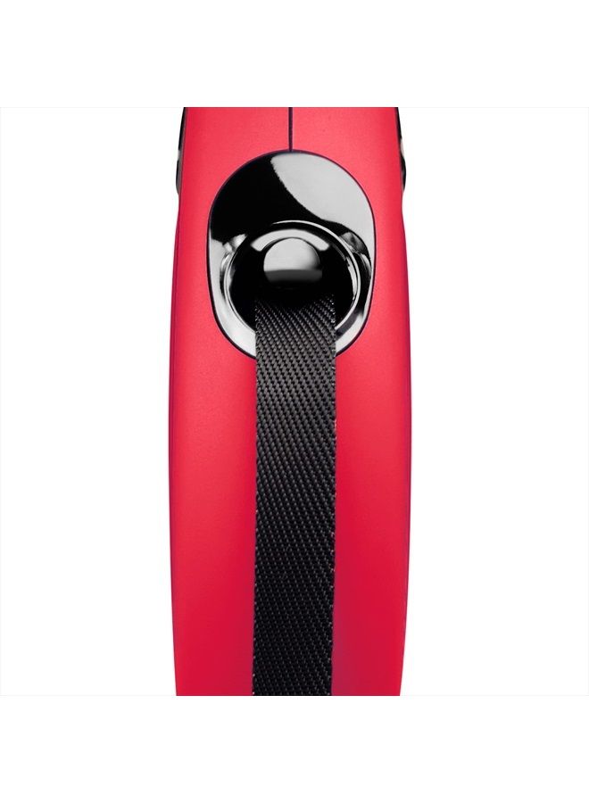 Flexi طوق تلقائي فليكسى كلاسيك جديد شريط S 5M أحمر - Image 2