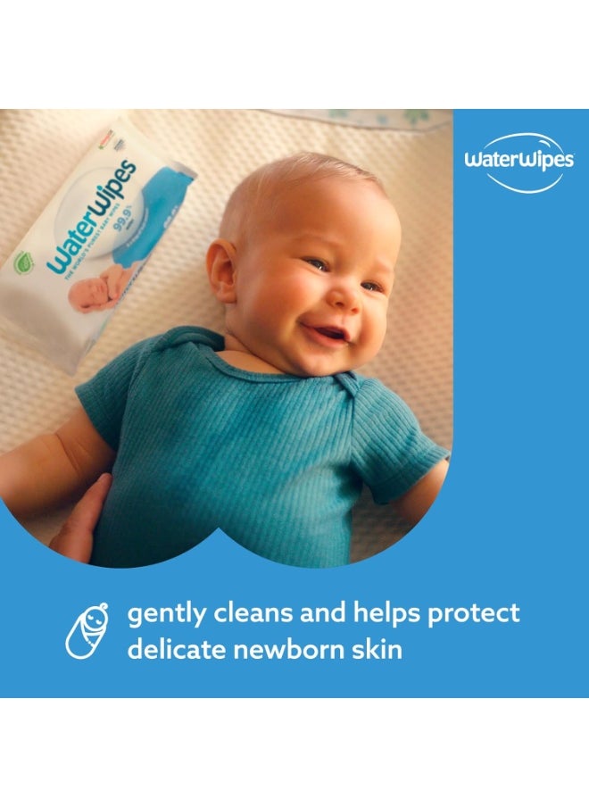 LA' PRECIOUS - WaterWipes 720 Sheets Mega Value Box Baby Wipes - 12 Pouches x 60 Sheets Each - White - Image 1