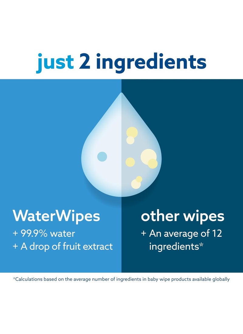 LA' PRECIOUS - WaterWipes 720 Sheets Mega Value Box Baby Wipes - 12 Pouches x 60 Sheets Each - White - Image 1