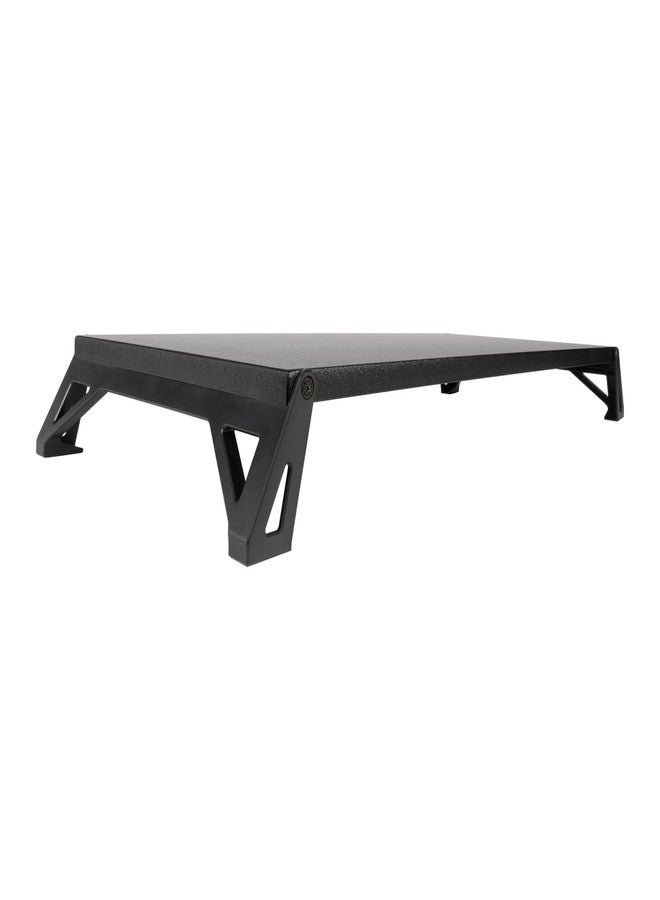 أولسوب حامل شاشة Allsop Lo Riser، لشاشات مقاس 32 بوصة، أبعاده من 24 × 11 × 2 إلى 3 بوصات، لونه أسود، يتحمل وزنًا يصل إلى 30 رطلاً. - Image 4