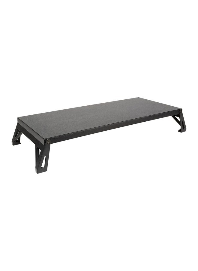 أولسوب حامل شاشة Allsop Lo Riser، لشاشات مقاس 32 بوصة، أبعاده من 24 × 11 × 2 إلى 3 بوصات، لونه أسود، يتحمل وزنًا يصل إلى 30 رطلاً. - Image 1
