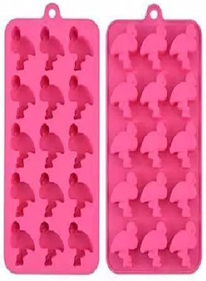 Multi Color and Shapes Silicone Chocolate Molds Multi Use