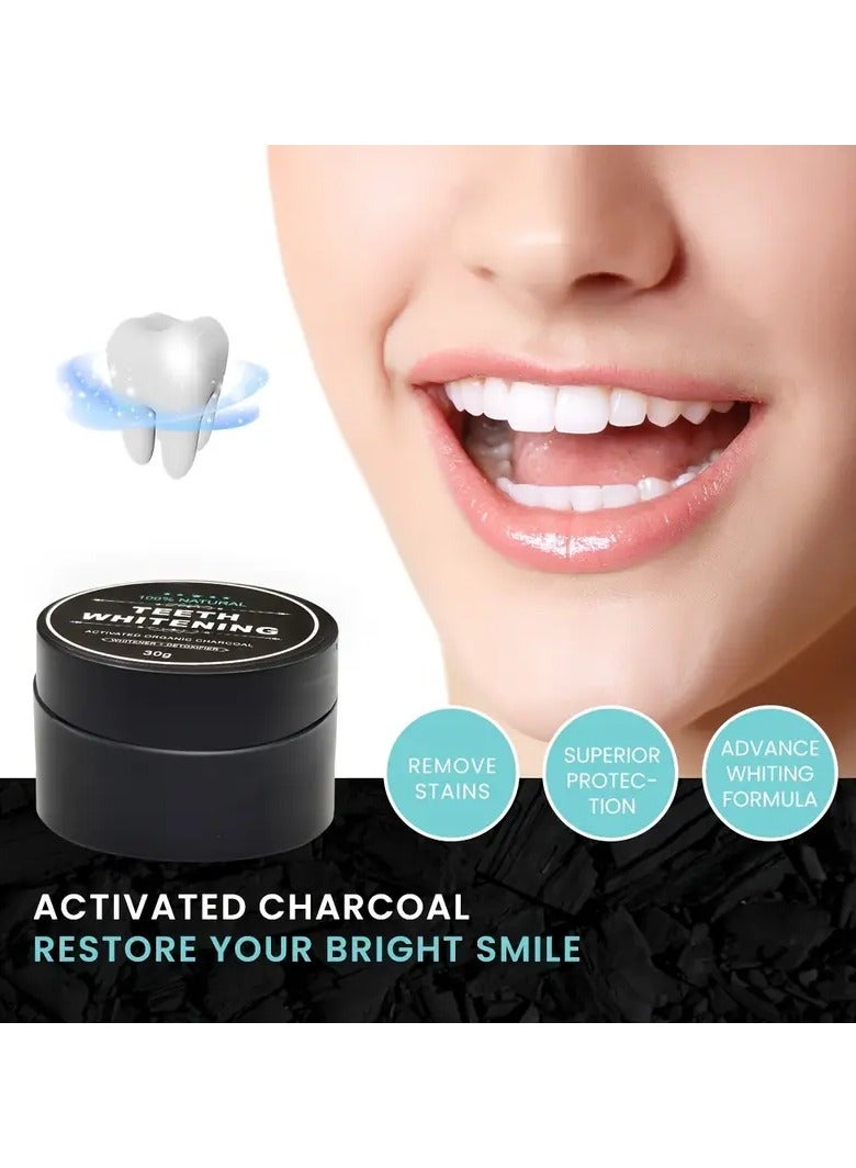 Rozino Coconut Shell Activated Carbon, Whitening Teeth Powder, Deep Cleans, Fresh Breath, No Fragrance, Reusable, Suitable for Toothbrushes And Tongue Cleaners Coconut Shell Activated Carbon, Whitening Teeth Powder, Deep Cleans, Fresh Breath, No Fragrance - Image 3