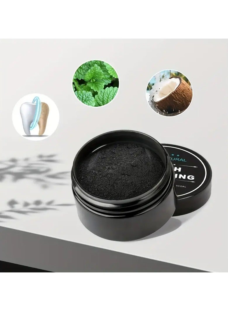 Rozino Coconut Shell Activated Carbon, Whitening Teeth Powder, Deep Cleans, Fresh Breath, No Fragrance, Reusable, Suitable for Toothbrushes And Tongue Cleaners Coconut Shell Activated Carbon, Whitening Teeth Powder, Deep Cleans, Fresh Breath, No Fragrance - Image 5