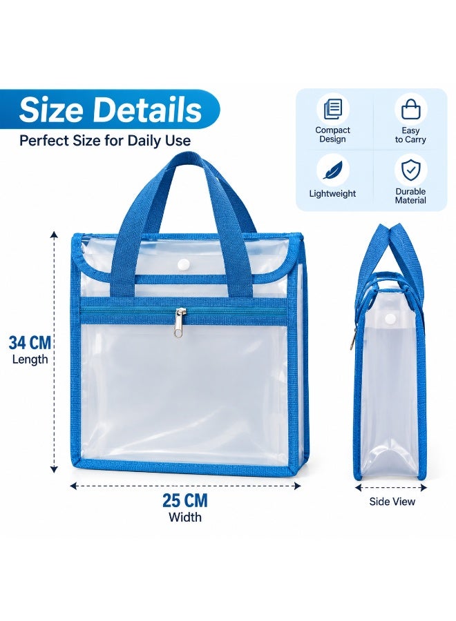 Multi-Color File Folder Document Organizer – 12 Transparent Pockets For Papers And Documents - Image 5