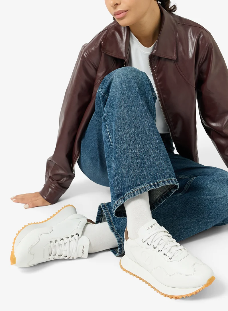 VALENTINO BY MARIO VALENTINO  Lace Up Low Top Sneakers for Women | Best Price UAE