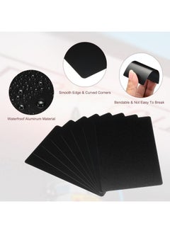 PATIKIL 200 Pack Metal Business Cards Blank, 0.45Mm Thick 3.4X2.1 Inch Aluminum Laser Engrave Printable Name Card For Custom Diy, Matte Black  - Image 3