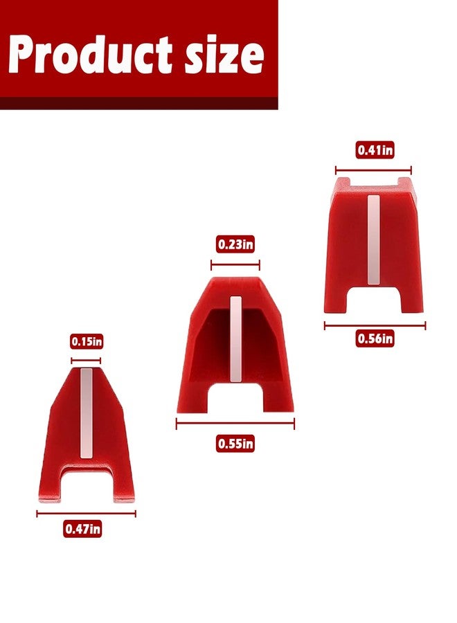 Follde (Set of 9) 42-38-0017 Rubber Nose Cushion No Mar Tip for Milwaukee M18 Finish Nailer 18 Gauge Brad Nailer - Image 2