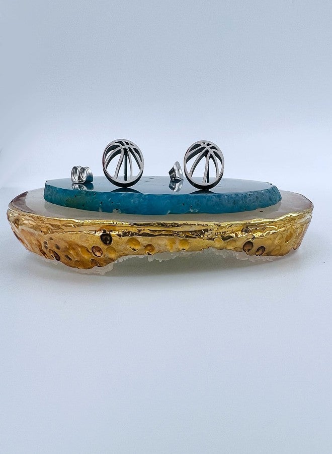 Mall of Style Basketball Earrings for Moms - Basket Ball Earrings - Sports Jewelry (Basketball - Saver) - Image 2
