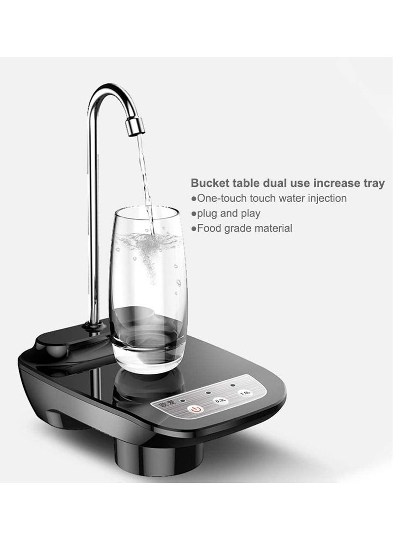 USB Rechargeable Electric Water Dispensers Portable Automatic Induction Water Pump Bucket Bottle Dispenser Smart Office Kitchen  - Image 2