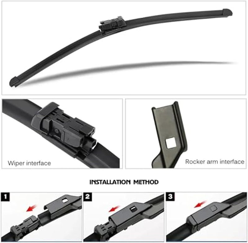 Wivplex Car Front Wiper Blades for X6 E71 2013-2014 - Image 4