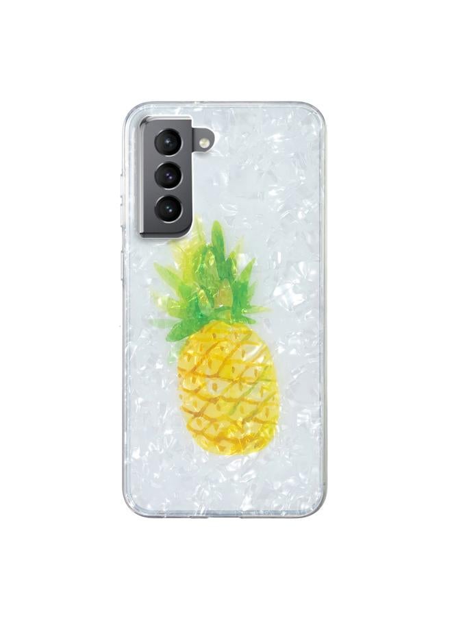 S-TOP Case For Samsung Galaxy S21 5G IMD Shell Pattern TPU Phone Case - Image 2