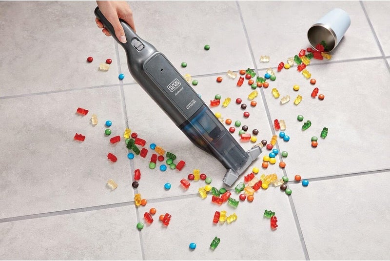 BLACK+DECKER cordless 12v handheld dustbuster vacuum, 22 air watts,14 mins runtime, ultra wide extendable nozzle, charging base with 2.0ah battery hlvc320b11-gb - Image 2