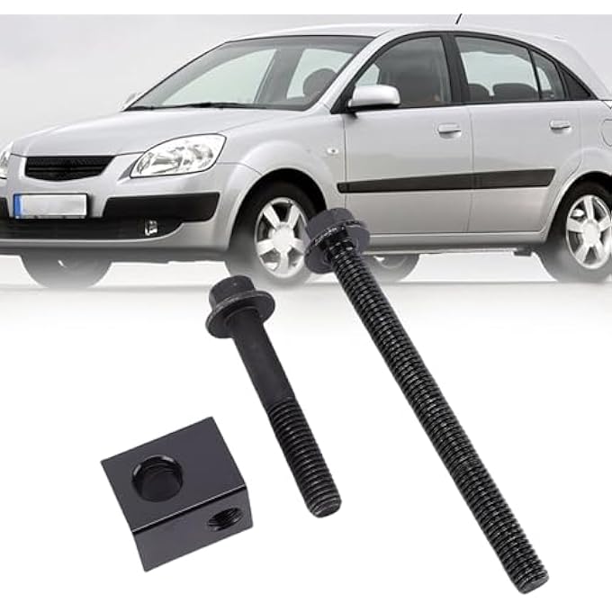 Luocute Alternator Pump Belt Pulley Adjuster Kit, Generator Mount Bracket Nut Compatible for 2001-2006 Accent 2000-2007 Rio 2006-2007, Automotive Replacement Alternators - Image 5