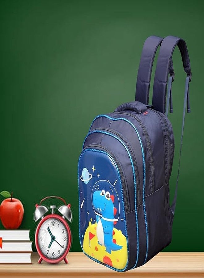 LAVI Kids Hardshell dinoTheme Three Piece Bag School Bag, Sling Bag and Pencil Pouch Bag Combo School Bagpack for Kids (Dino) - Image 4