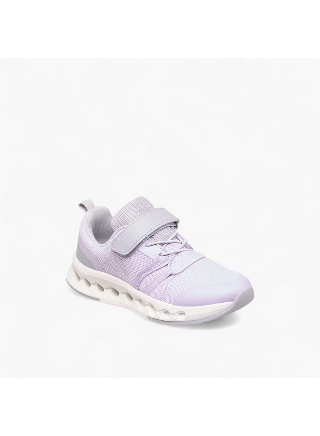 كابا Girls' Logo Detail Sports Shoes with Hook and Loop Closure