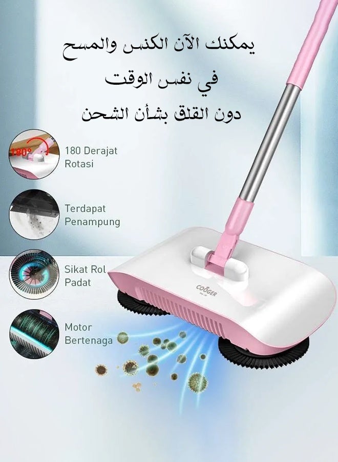 Smart Upright Cleaning Set: Broom & Dustpan Combo for Effortless Home Tidying - Image 4