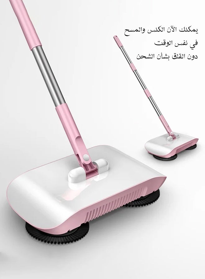 Smart Upright Cleaning Set: Broom & Dustpan Combo for Effortless Home Tidying - Image 1