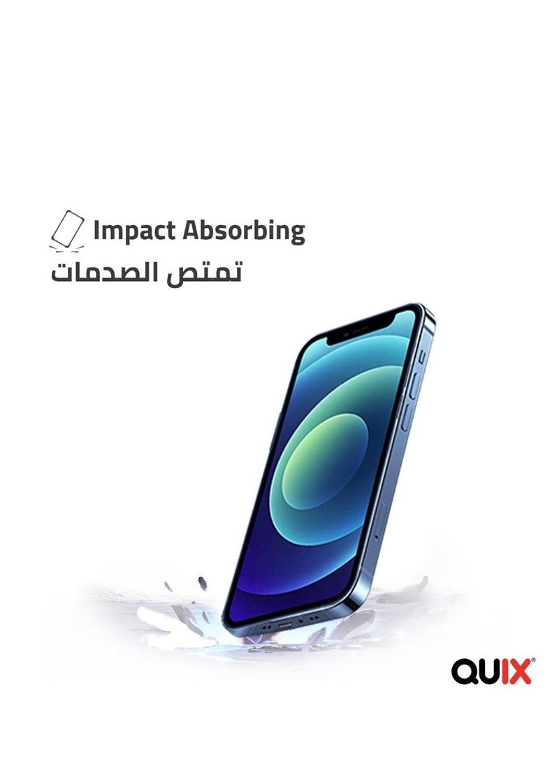 كويكس - اسكرينه ايفون X / XS / 11 PRO  زجاج مقوى بتغطية كاملة بدرجة صلابة 9H ممتص للصدمات و الخدوش - حواف ثلاثية الابعاد تمنع دخول الغبار داخل الشاشة - شفافية بصرية عالية الدقة ووضوح فائق - Image 1