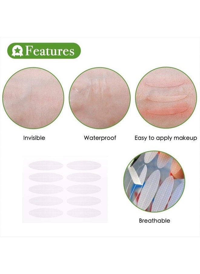 ZMBeautk - 200 Pairs Natural Invisible One Side Eyelid Tape Stickers Waterproof Breathable Self-Adhesive Eyelid Lift Strip, Instant Eye Lift Without Surgery, Perfect for Uneven Droopy Hooded eyelids - Image 1