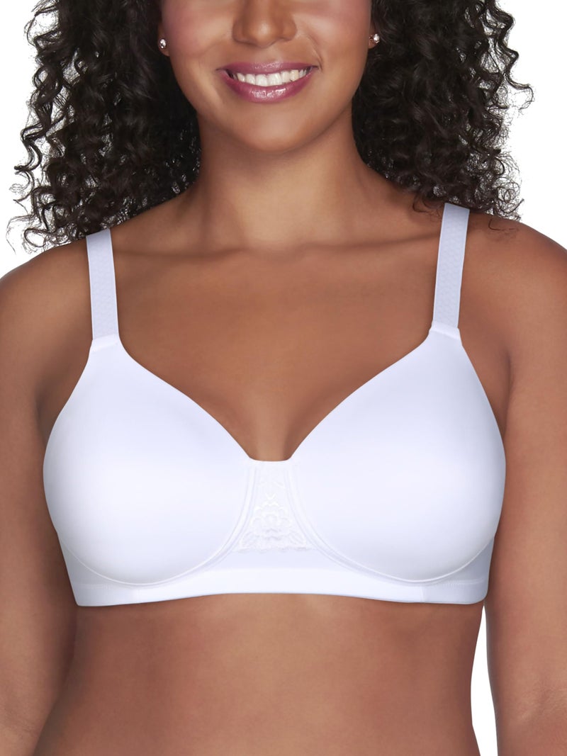 Vanity Fair Womenâ€™s Beauty Back Full Figure Wirefree Bra 71380, star white, 38DDD - Image 1