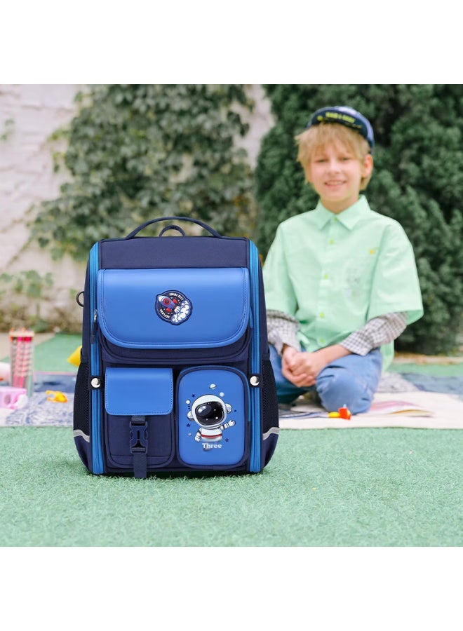 Ninth Castle The Ninth Castle Schoolbag For Primary School Girls, Spine-protecting And Load-reducing Children's Rabbit Backpack For Grades 1-3 Integrated Backpack For Boys - Image 2