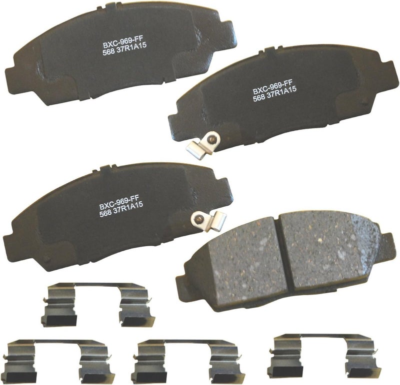 Bendix Premium SBC568 Ceramic Front Brake Pads for Honda Prelude 1996-1992 - Image 2