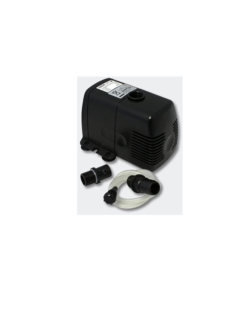 Multi-Purpose Submersible Filtration Pump Aquarium Pump with Air Hose Fish Tank 1000L H Max Height 22W - Image 3