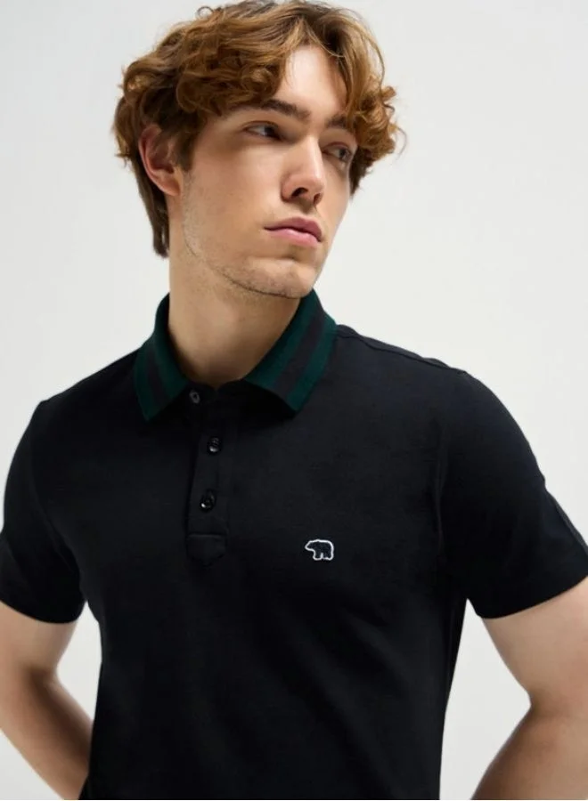THE BEAR HOUSE Men's Polo Shirt for Casual & Semi-Formal Wear | Classic Collar Neck T-Shirt | Comfortable, Stylish & Versatile for Office, Travel, Outings & Everyday Use