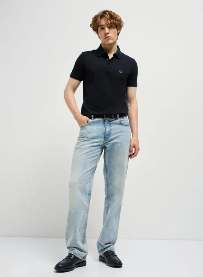 THE BEAR HOUSE Men's Polo Shirt for Casual & Semi-Formal Wear | Classic Collar Neck T-Shirt | Comfortable, Stylish & Versatile for Office, Travel, Outings & Everyday Use