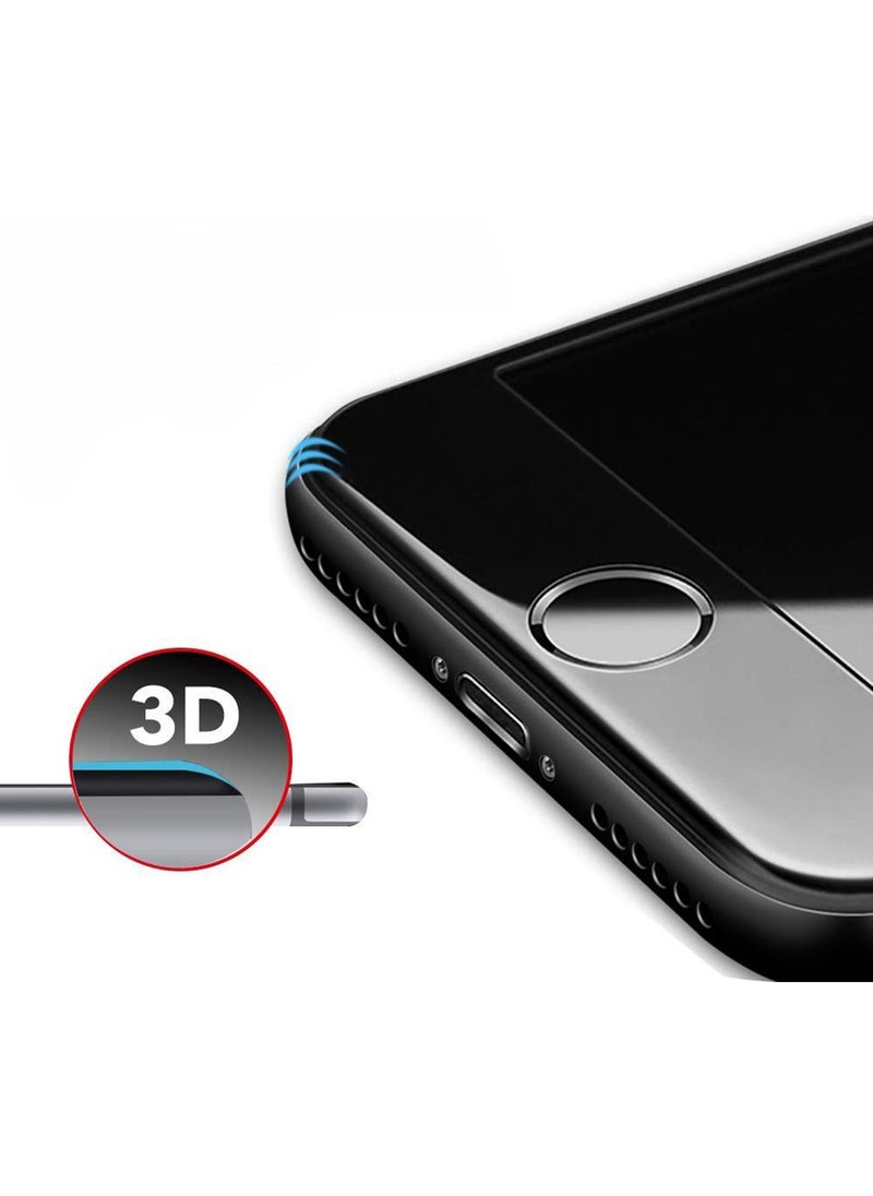 Microlux - Iphone 7 Plus Screen Protector Premium Full Coverage White - Image 1