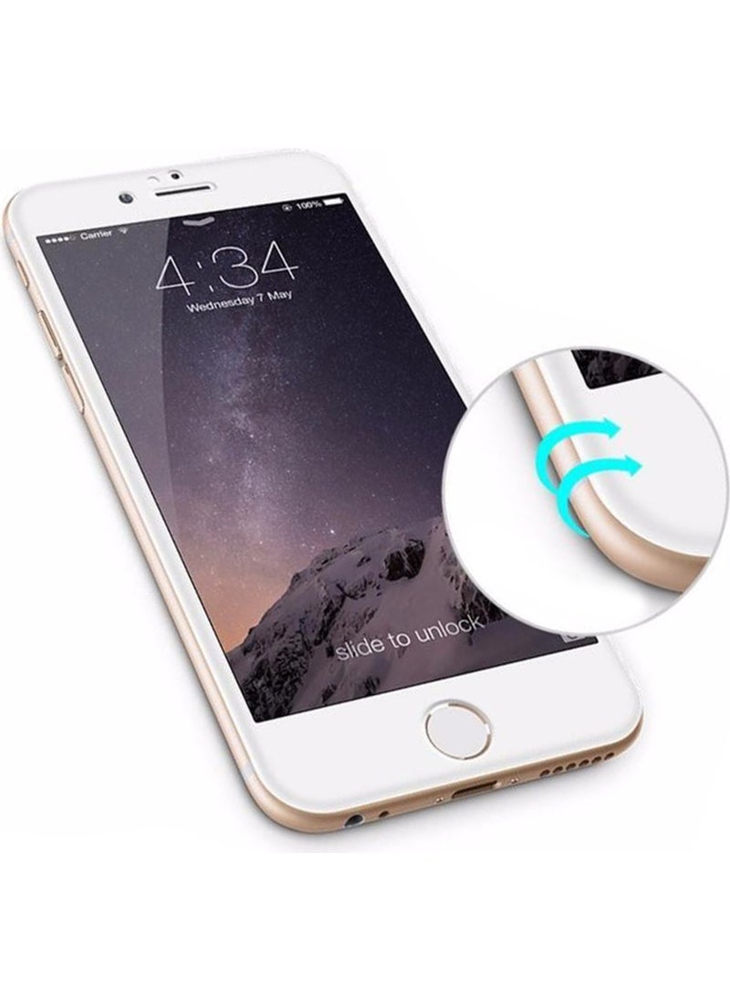 Microlux - Iphone 7 Plus Screen Protector Premium Full Coverage White - Image 1