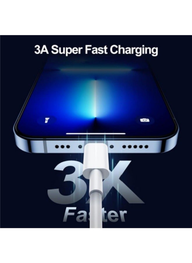 YINPAGE MFi Certified USB-C to Lightning Braided Cable [1M Durable & Heat Resistant] - Compatible with iPhone 14/13/12 Series, iPad |Fast Charging Support with  - Image 4