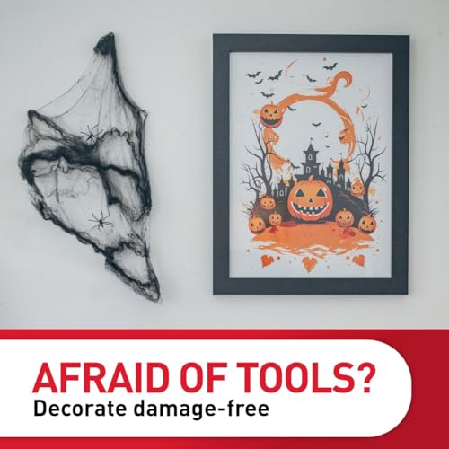 Command 10 lb Medium Picture Hanging Strips 16 Pairs (32 Command Strips), Damage-Free Hanging Picture Hangers, No Tools Wall Hanger for Christmas Decorations - Image 2