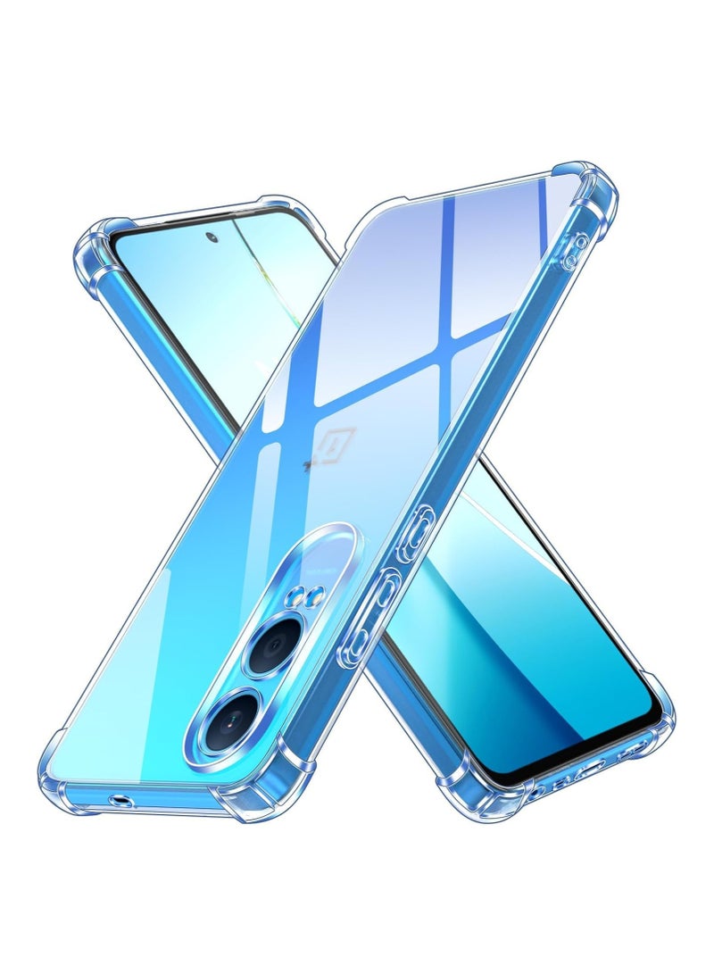 OnePlus Nord CE 4 Lite Case Cover Soft Silicone Ultra Clear Case Shockproof Protective Bumper Shell Corner Cover for OnePlus Nord CE 4 Lite - Image 1
