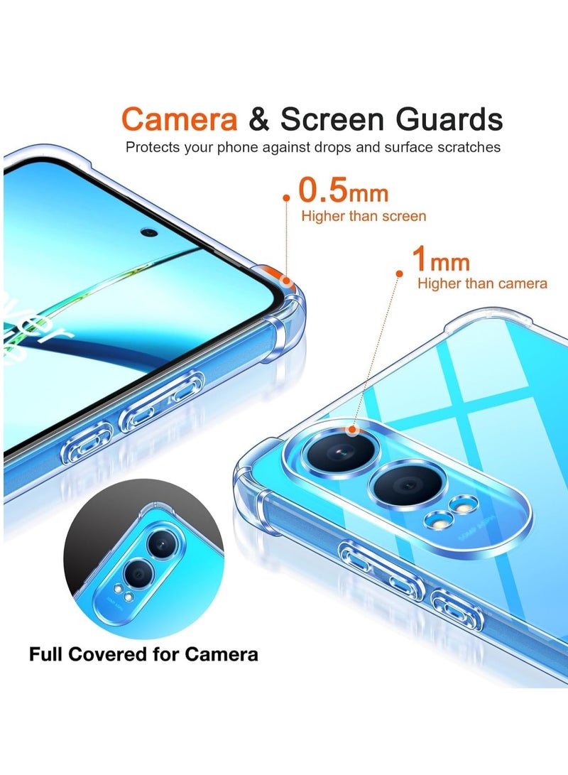 OnePlus Nord CE 4 Lite Case Cover Soft Silicone Ultra Clear Case Shockproof Protective Bumper Shell Corner Cover for OnePlus Nord CE 4 Lite - Image 4