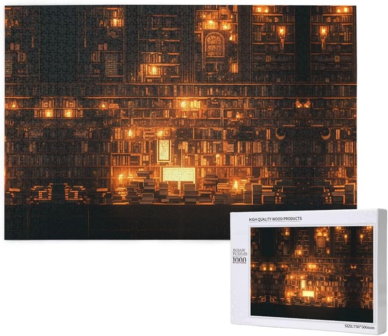 Phayah 1000 قطعة لغز للكبار هدية ديكور المنزل 29.5 × 19.7 بوصة - Image 2