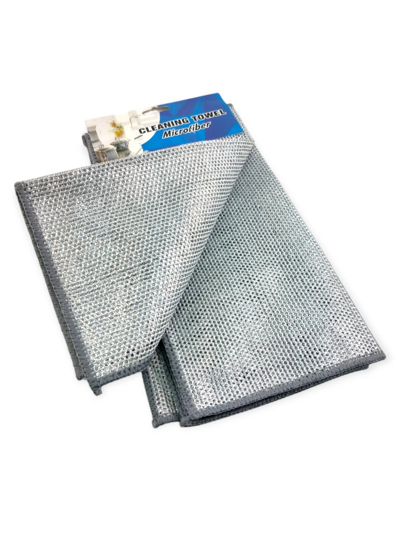 Cleaning Towel Microfiber - 2 Pcs. - 30*30 cm. - Image 1