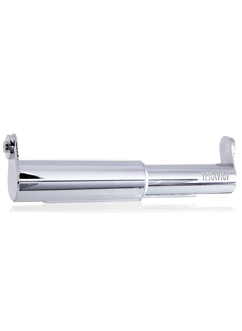 Teravan Teravan Standard Toilet Paper Holder Extender for ExtraLarge Rolls  Perfect for Double Triple Rolls in Regular or Ceramic Bathroom Wall Holders Silver 1 Unit 