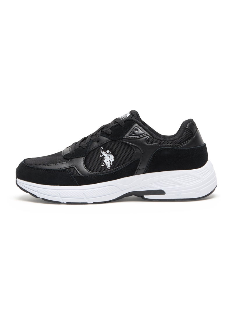 U.S. Polo Assn. Men's Black Low-Top Sneakers - Sleek Lace-Up Design, Comfortable and Versatile for Casual Outings  - Image 2