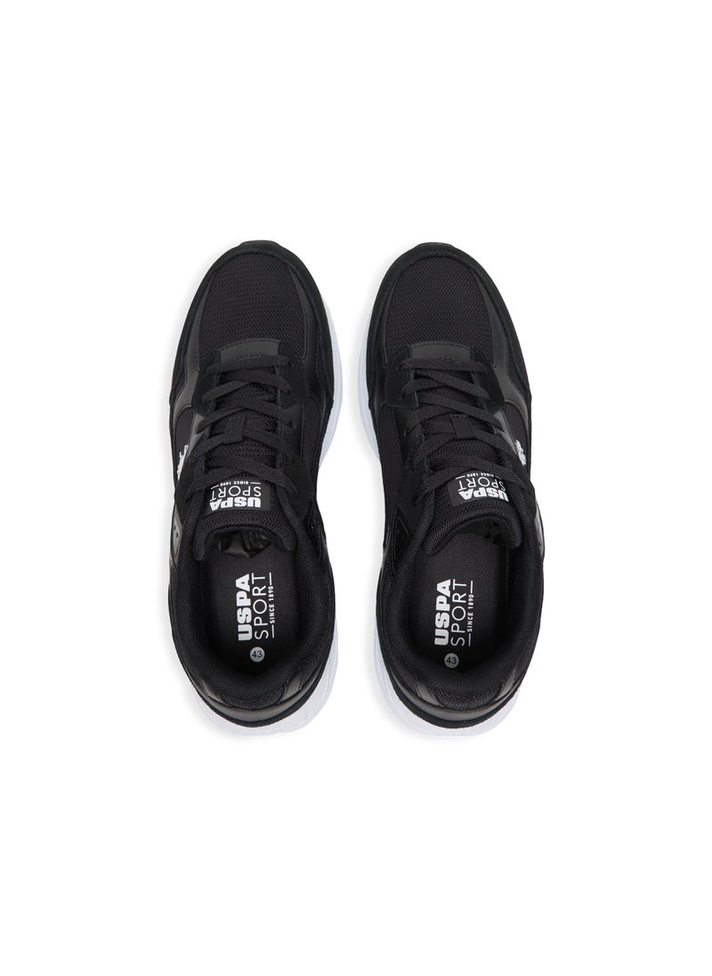 U.S. Polo Assn. Men's Black Low-Top Sneakers - Sleek Lace-Up Design, Comfortable and Versatile for Casual Outings  - Image 3