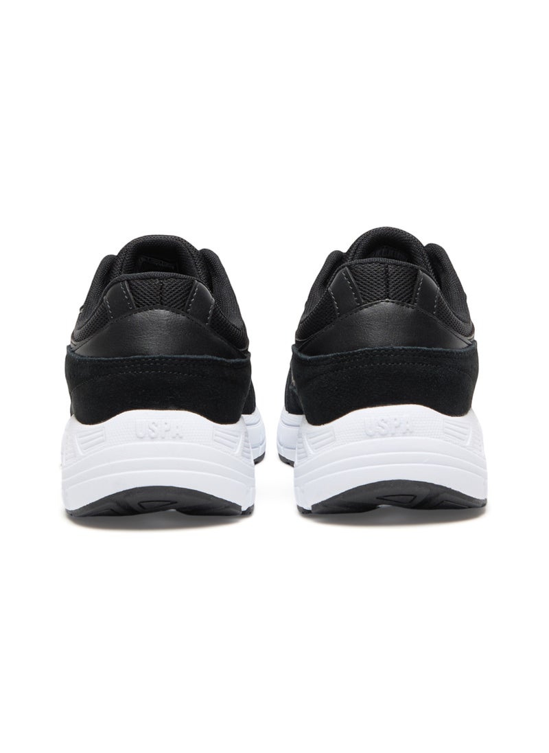U.S. Polo Assn. Men's Black Low-Top Sneakers - Sleek Lace-Up Design, Comfortable and Versatile for Casual Outings  - Image 4