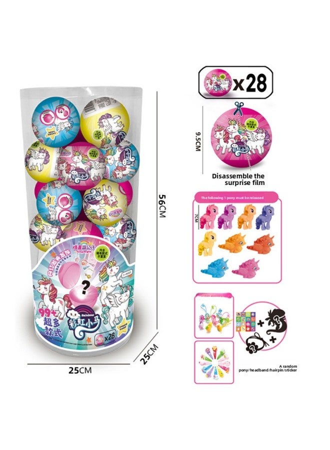 Children's Surprise Blind Happy Box Elf Princess Planet Varied Change And Disassemble Le Men's And Women's Cute Doll Barrel Wholesale Toys